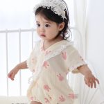 【66-90cm】ロンパース ベビー 可愛い ウサギ レース - 画像 (7)