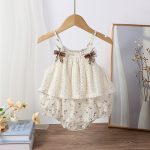 【66-90cm】キャミロンパース ベビー 花柄 かわいい - 画像 (4)