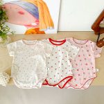 【66-90cm】ロンパース ベビー 花柄 シンプル - 画像 (4)