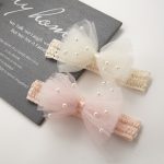 【GOODS】ヘアバンド ベビー チュール リボン ガーリー