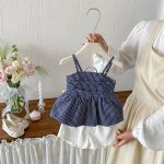 【73-100cm】トップスorパンツ ベビー チェック柄 カジュアル - 画像 (4)
