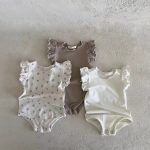 【66-90cm】ロンパース ベビー ストレッチで快適 シンプル - 画像 (2)