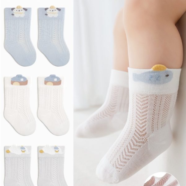 【GOODS】３足セット ソックス カートゥーン 通気性拔群