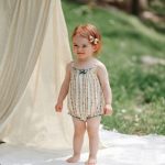 【66-90cm】ロンパース ベビー キャミソール フラワー - 画像 (6)