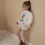 【73-120cm】ショートパンツ ベビー レトロ ファッション - 画像 (5)