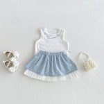 【73-100cm】セットアップ ベビー プリーツ カジュアル