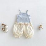 【73-100cm】トップスorパンツ ベビー フリル ゆったり