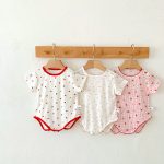 【66-90cm】ロンパース ベビー 花柄 シンプル - 画像 (3)