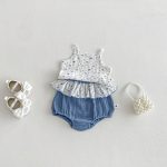 【73-100cm】セットアップ ベビー カジュアル 通気性拔群