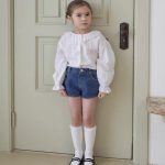 【73-120cm】ショートパンツ ベビー レトロ ファッション - 画像 (6)