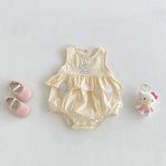 【66-90cm】ロンパース ベビー ノースリープ おしゃれ
