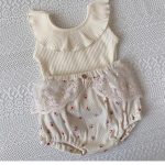 【73-100cm】ベストorパンツ ベビー フリルカラー おしゃれ - 画像 (5)