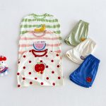 【73-110cm】トップスorパンツ ベビー プリント フルーツ - 画像 (3)
