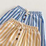 【73-120cm】ショートパンツ ベビー ストライプ ポケット付き - 画像 (11)