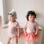 【66-90cm】ロンパース ベビー 花柄 シンプル - 画像 (7)