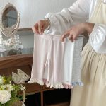 【73-100cm】パンツ ベビー フリル 通気性拔群 スウィート - 画像 (4)