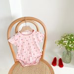 【66-90cm】ロンパース ベビー 花柄 シンプル - 画像 (5)