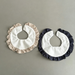 【GOODS】よだれかけ フリル ドット柄 かわいい - 画像 (5)