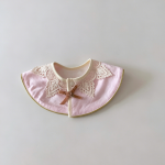 【GOODS】よだれかけ リボン付き レース 韓国風 - 画像 (6)