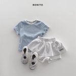 【73-120cm】半袖Ｔシャツ ベビー 柔らかい ボーダー柄 - 画像 (4)