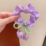 【GOODS】シュシュ 女の子 ヘアゴム チューリップフラワー - 画像 (7)