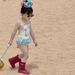 【73-100cm】水着 キャミソール プリント おしゃれ - 画像 (7)