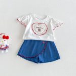 【73-120cm】トップスorショートパンツ ベビー チェリー柄 おしゃれ