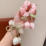 【GOODS】シュシュ 女の子 ヘアゴム チューリップフラワー - 画像 (5)