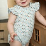【66-90cm】ロンパース ベビー フリルスリーブ かわいい - 画像 (3)