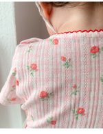 【66-90cm】ロンパース ベビー 花柄 シンプル - 画像 (10)