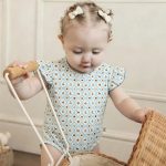【66-90cm】ロンパース ベビー フリルスリーブ かわいい - 画像 (4)