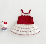 【77-100cm】セットアップ ベビー レース チュール