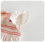 【66-90cm】ロンパース ベビー 刺繍 ドット柄 スウィート - 画像 (6)