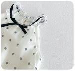 【73-100cm】ワンピース ベビー ホルターネック ドット柄 - 画像 (6)