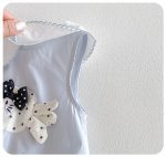 【66-90cm】ロンパース ベビー アップリケ ノースリープ - 画像 (7)