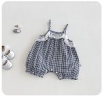 【66-90cm】セットアップ ベビー レース チェック柄 - 画像 (7)