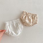 【73-100cm】パンツ ベビー シンプル ゆったり かわいい - 画像 (3)