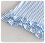 【73-100cm】ワンピース ベビー ノースリープ 折り襟 チェック柄 - 画像 (8)