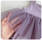 【66-90cm】ロンパース ベビー チュール スウィート - 画像 (7)