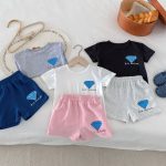 【80-130cm】半袖Ｔシャツorショートパンツ キッズ服 プリント カジュアル - 画像 (7)