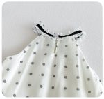 【73-100cm】ワンピース ベビー ホルターネック ドット柄 - 画像 (9)