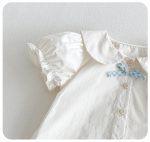 【73-100cm】セットアップ ベビー ピーターパンカラー チェック柄 - 画像 (6)