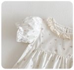 【66-90cm】セットアップ ベビー 花柄 レース ファッション - 画像 (9)
