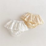 【66-100cm】パンツ ベビー レース フリル おしゃれ - 画像 (3)
