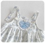 【66-90cm】セットアップ ベビー ハート フリル キュート - 画像 (9)