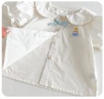 【73-100cm】セットアップ ベビー ピーターパンカラー チェック柄 - 画像 (7)