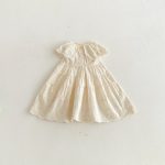 【80-130cm】ワンピース 女の子 無地 ノースリープ - 画像 (5)