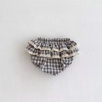 【66-100cm】ショートパンツ ベビー チェック柄 レース - 画像 (8)