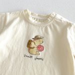 【73-100cm】セットアップ ベビー カートゥーン プリント - 画像 (9)