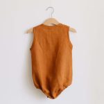 【66-90cm】ロンパース ベビー ノースリープ 無地 - 画像 (5)